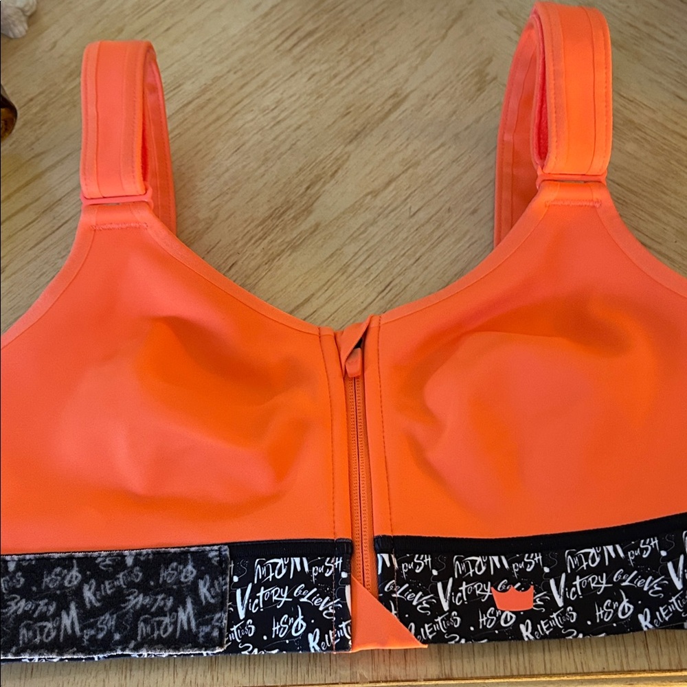 SHEFIT Flex Neon Orange Sports Bra